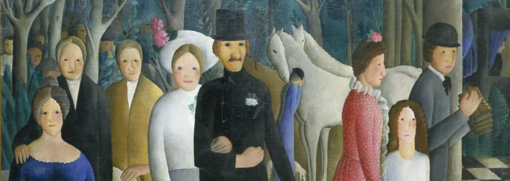 Olga Sacharoff (1881-1967). Una boda. MNAC